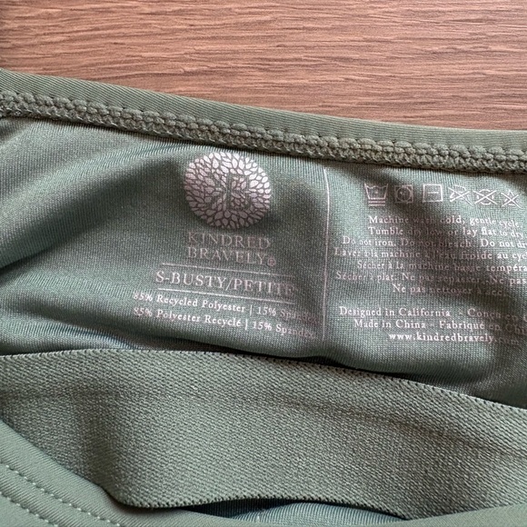 Kindred Bravely Maternity Ruched Ruffle Wrap-Suit - Picture 3 of 5